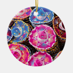 Sombreros in Mexico Keramisch Ornament