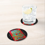 Sombrio Blend Ancient Fire Coffee Ronde Kartonnen Onderzetter (Insitu)