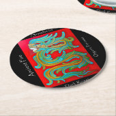 Sombrio Blend Ancient Fire Coffee Ronde Kartonnen Onderzetter (Gebogen)