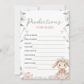 Some Bunny Baby Predictions Game Card Kaart (Voorkant)