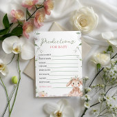 Some Bunny Baby Predictions Game Card Kaart