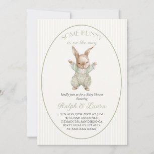 Some Bunny Baby Shower Geslacht Neutraal Kaart