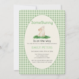 Some Bunny Baby Shower Groen Kaart
