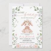 Some Bunny Baby Shower Invitation Kaart (Voorkant)