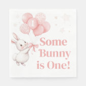 Some Bunny Balloon Birthday Party  Servet (Voorkant)