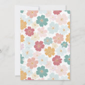 Some Bunny Birthday Invitation Bunny 1st Birthday Kaart (Achterkant)