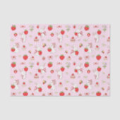 Some Bunny Birthday Pink Tissuepapier (Voorkant)