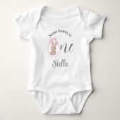 Some Bunny Body Suit 1e Verjaardagskleding Romper (Voorkant)