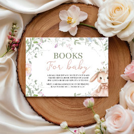 Some Bunny  Books for Baby Card Informatiekaartje