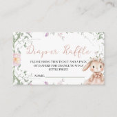 Some Bunny Diaper Raffle Insert Informatiekaartje (Voorkant)