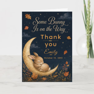 Some Bunny Fall Baby Shower Bedankkaart
