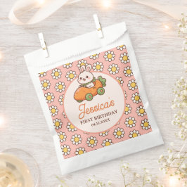Some Bunny Floral Easter Girl 1st Birthday Party Bedankzakje