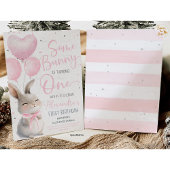 Some Bunny is een Bow Bunny 1st Birthda Kaart