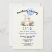 Some Bunny is een eenvoudige Schattigee jongetjes  Kaart (Voorkant)