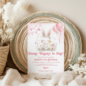 Some Bunny is een konijn 1e verjaardagsfeestje Kaart