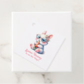 Some Bunny Is On the Way Baby Shower Bedankjes Labels (In situ)