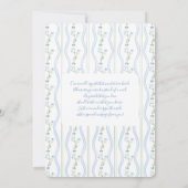 Some Bunny Is On The Way Baby Shower Boy Kaart (Achterkant)