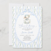 Some Bunny Is On The Way Baby Shower Boy Kaart (Voorkant)