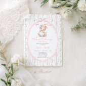 Some Bunny Is On The Way Baby Shower Girl Kaart