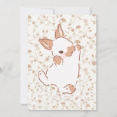 Some Bunny is on the Way Baby Shower Invitation Kaart (Achterkant)