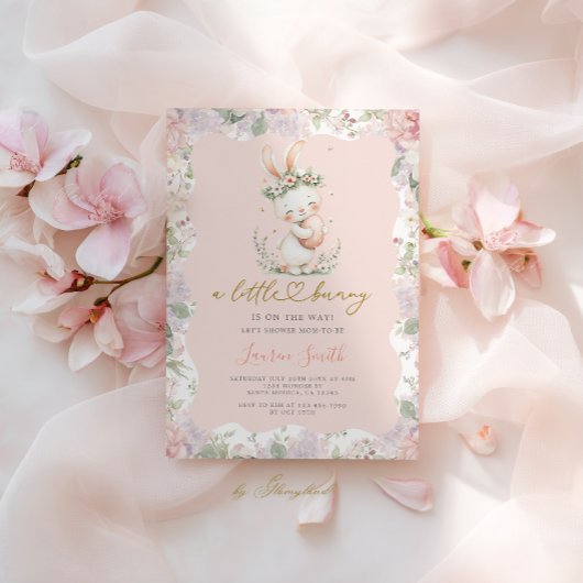 Some Bunny Is On The Way Baby Shower Kaart