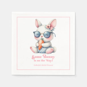 Some Bunny Is On the Way Baby Shower Servet