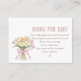 Some Bunny is on the way Invitation Set, Girl Bunn Informatiekaartje