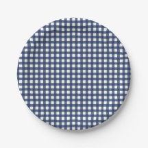 Some Bunny is One blauwe Gingham Verjaardag