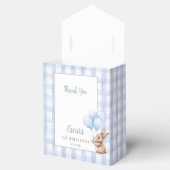 Some Bunny Is One Blue Balloons 1st Birthday Bedankdoosjes (Geopend)