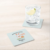 Some Bunny is One Boys Girls 1st Birthday Kartonnen Onderzetters (Insitu)