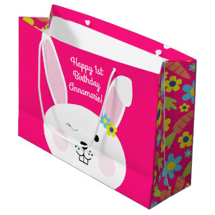 Some Bunny is One Schattige Konijn 1e Verjaardagsf Groot Cadeauzakje