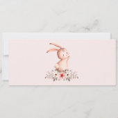 Some Bunny is One Uitnodiging, Bunny One Feestje,  Kaart (Achterkant)