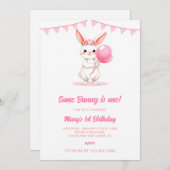 Some Bunny is One Uitnodiging, Some Bunny is aan h Kaart (Voorkant / Achterkant)