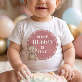 Some Bunny is One Verjaardagsmeisje Bunny 