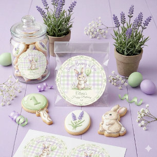 Some Bunny is One Verjaardagsstickers Ronde Sticker