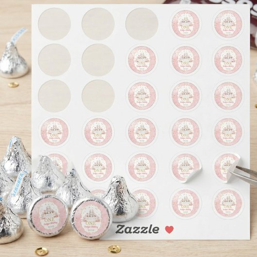 Some Bunny is Turning One 1st Birthday 0.75" Favor Sticker