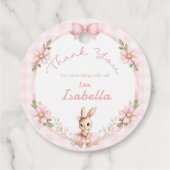 Some Bunny is Turning One 1st Birthday Bedankjes Labels (Achterkant)