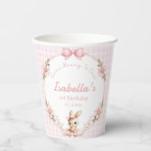 Some Bunny is Turning One 1st Birthday  Papieren Bekers (Voorkant)