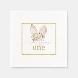 Some Bunny is turning ONE (Bunny Ears) Servet