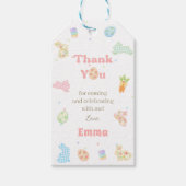 Some Bunny is Turning One Pastel Birthday Thank Cadeaulabel (Voorkant)