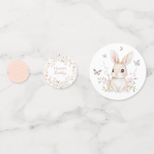 Some Bunny is Turning One Table Confetti (Achterkanten)