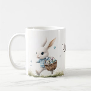 Some Bunny Loves Coffee Whimsische Pasen Mok