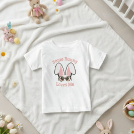 Some Bunny Loves Me Baby Jongen Pasen Outfit T-Shi