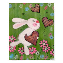 Some Bunny Loves You - 8x10 Paaskabout Kunst voor 