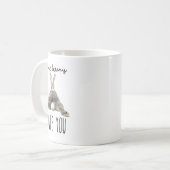 Some Bunny Loves You – Cute Rabbit Mug for Bunny  Koffiemok (Voorkant links)