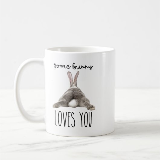 Some Bunny Loves You – Cute Rabbit Mug for Bunny  Koffiemok (Links)