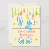 Some bunny loves you | Funny Easter Pun Kaart (Voorkant)