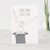 Some Bunny Loves You - Gelukkige Valentijnsdag Kaart (Voorkant)
