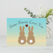 Some Bunny Loves You Kaart (Staand voorkant)