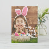 Some Bunny Loves You Leaving Happy Photo Kaart (Staand voorkant)